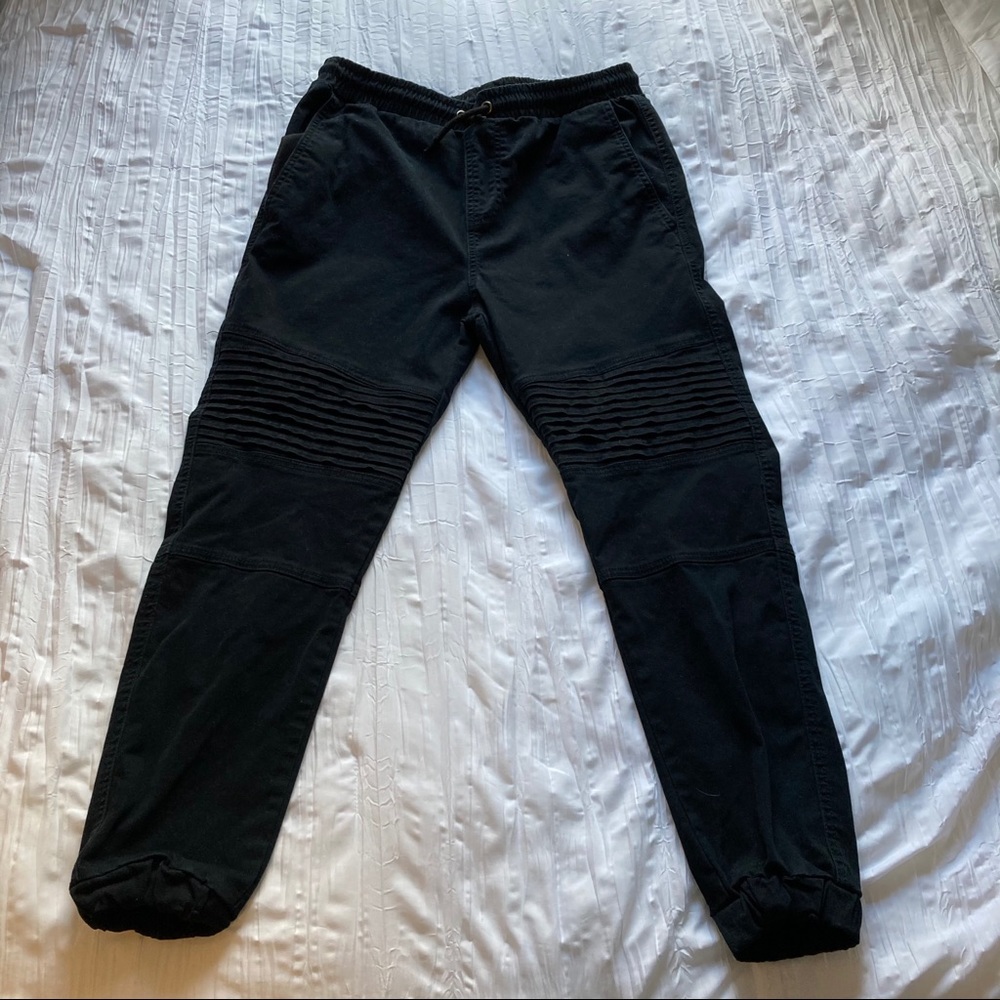 Black jogger pants